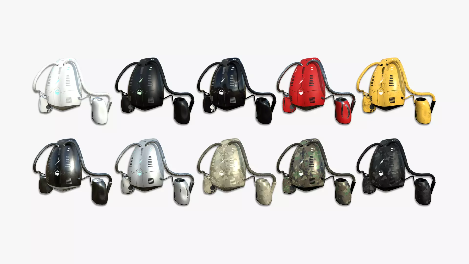 10 Jetpacks I Collection - SciFi Character Design _0