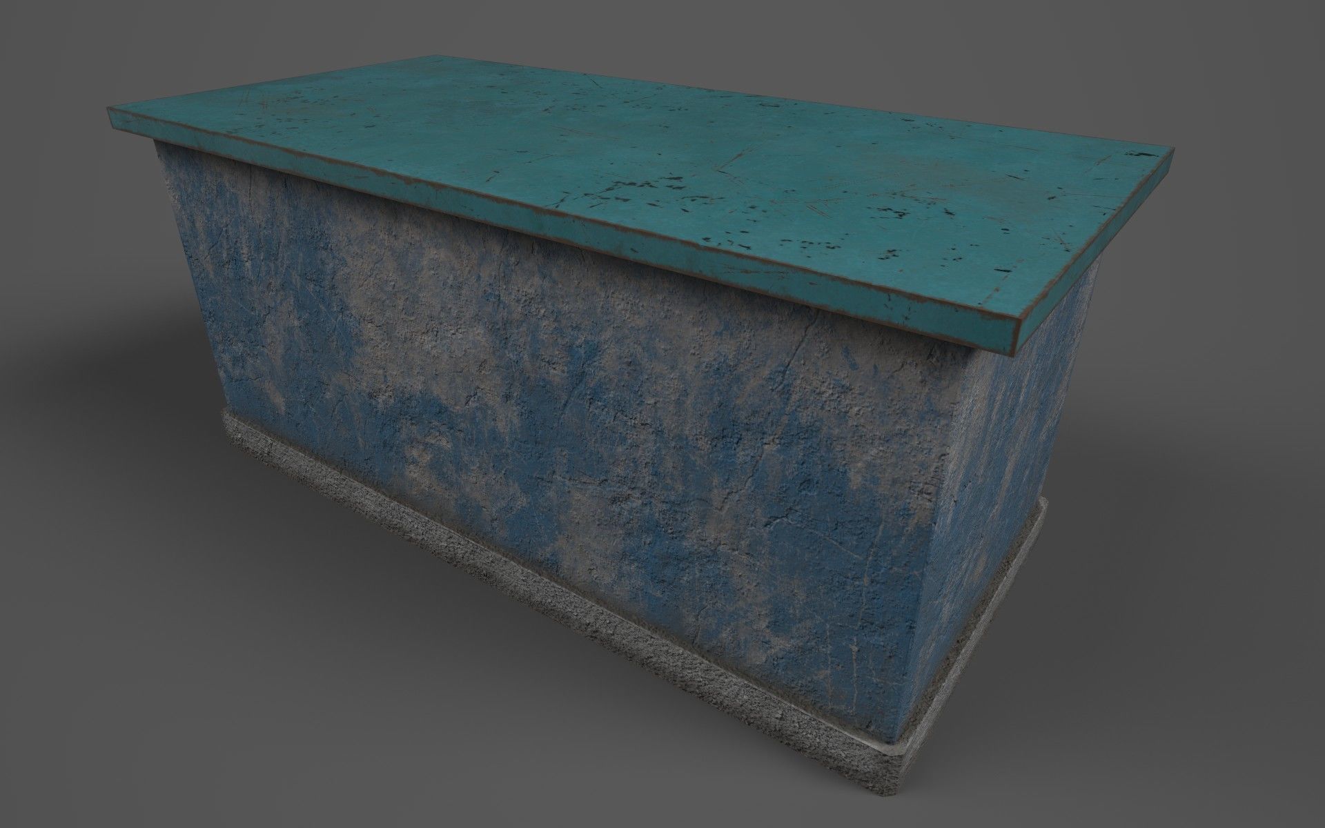 Bus Stops Low-poly 3D model_3