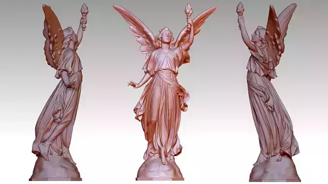 Angel Artifact Figure 3D print model