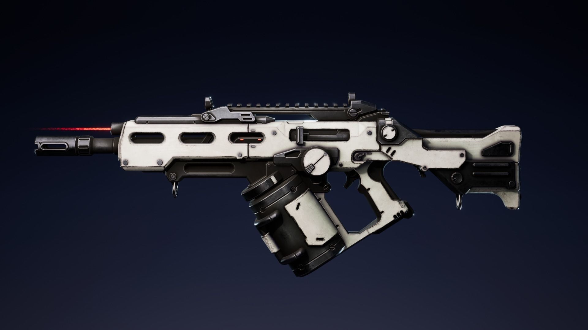 Etasphera32 lego robot holding gun Low-poly 3D model_5