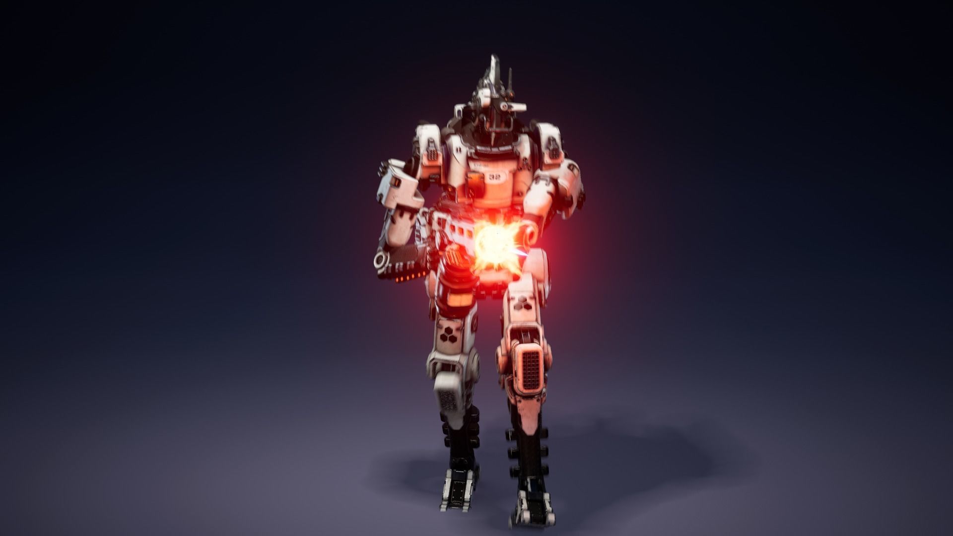 Etasphera32 lego robot holding gun Low-poly 3D model_11