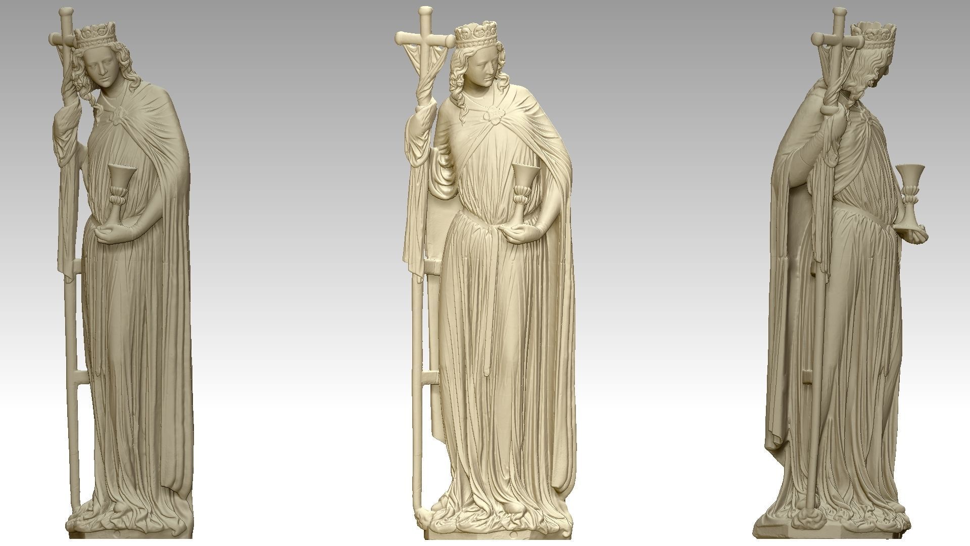 Saint Ecclesia 3D print model_3