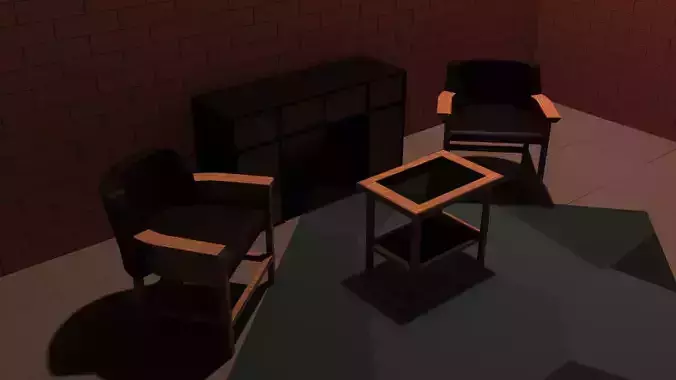 Minimalist Front yard lounge