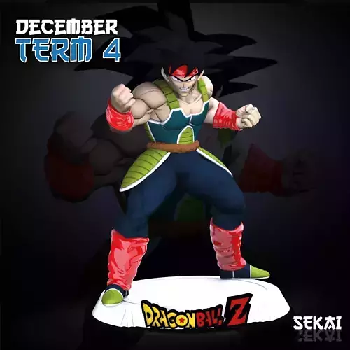 Bardock Sculpture Sekai 3D Models Ready for 3D printing