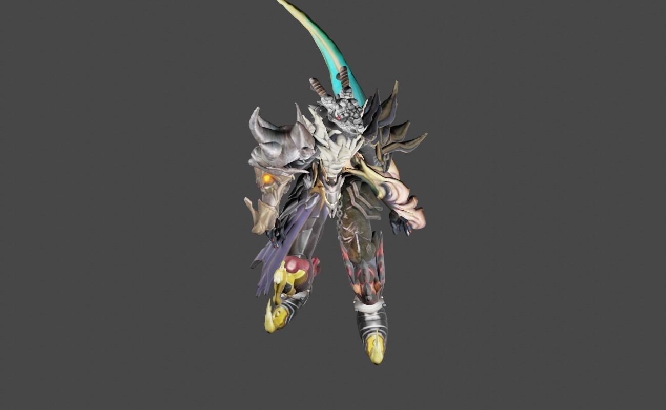 Zeloeman Beta B 7 Low-poly 3D model_2