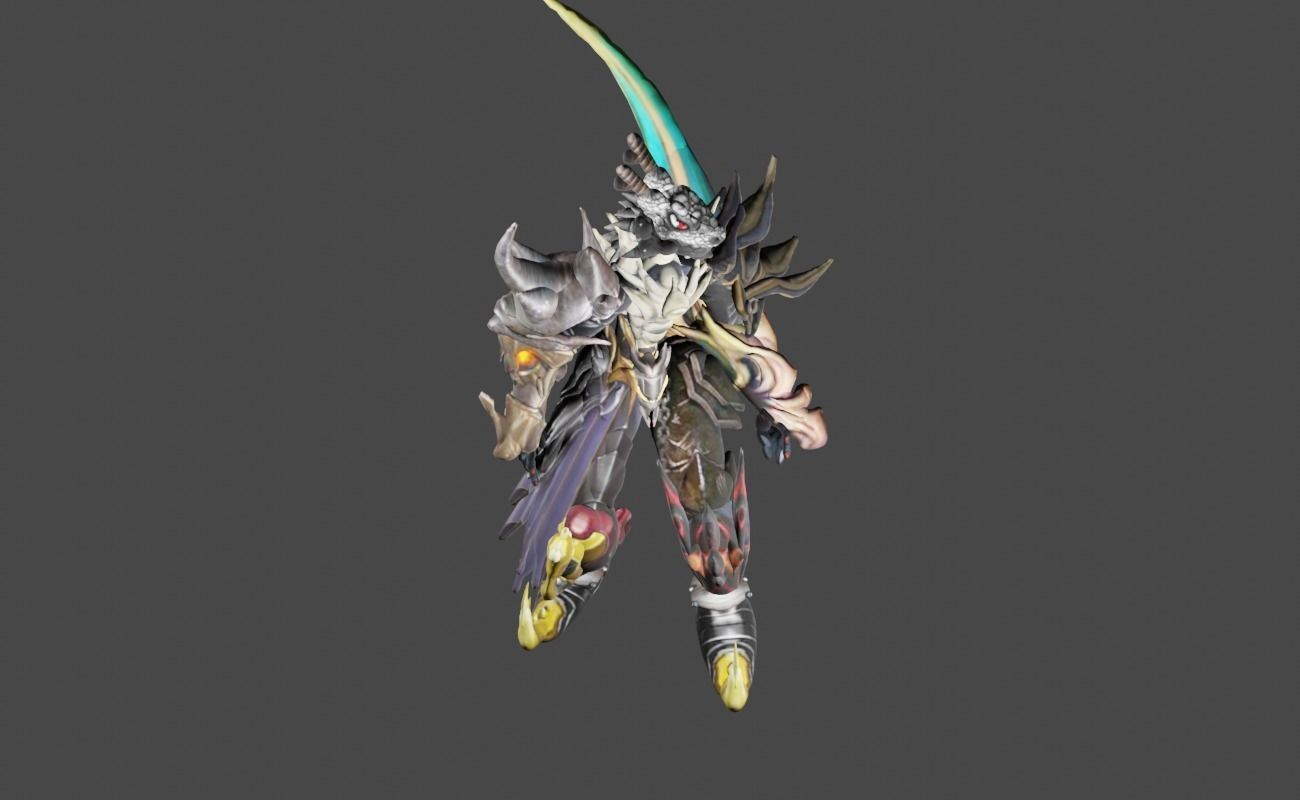 Zeloeman Beta B 7 Low-poly 3D model_19