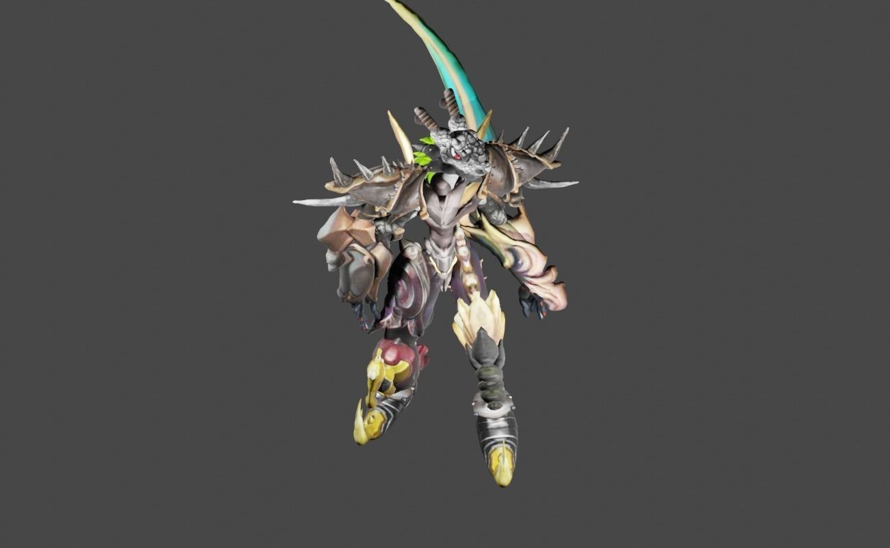 Zeloeman Beta B 46 Low-poly 3D model_10