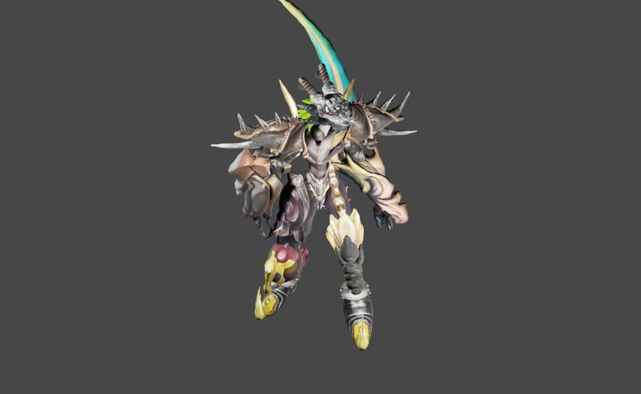 Zeloeman Beta B 46 Low-poly 3D model_11