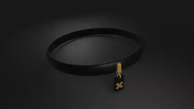 9s Collar Nier Automata Low-poly 3D model