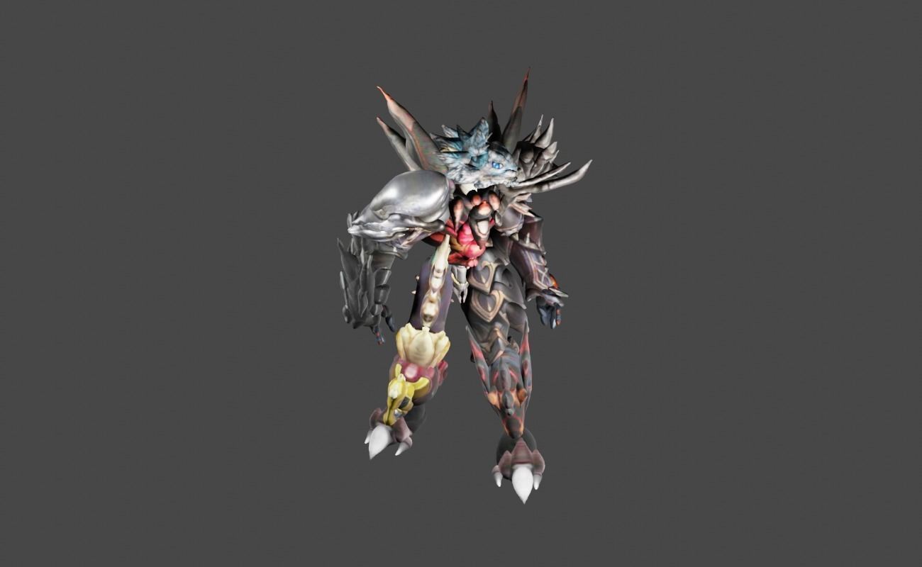 Zeloeman Beta B 32 Low-poly 3D model_19