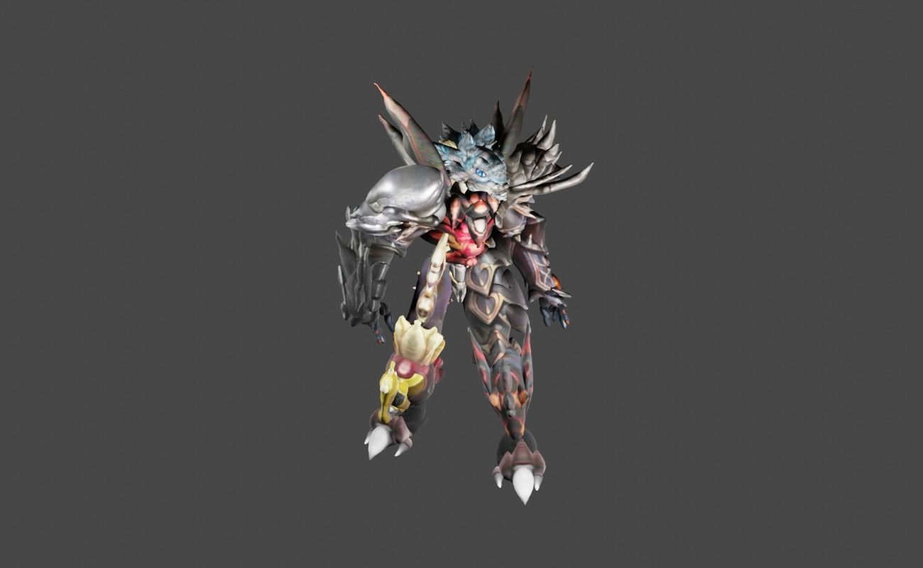 Zeloeman Beta B 32 Low-poly 3D model_5