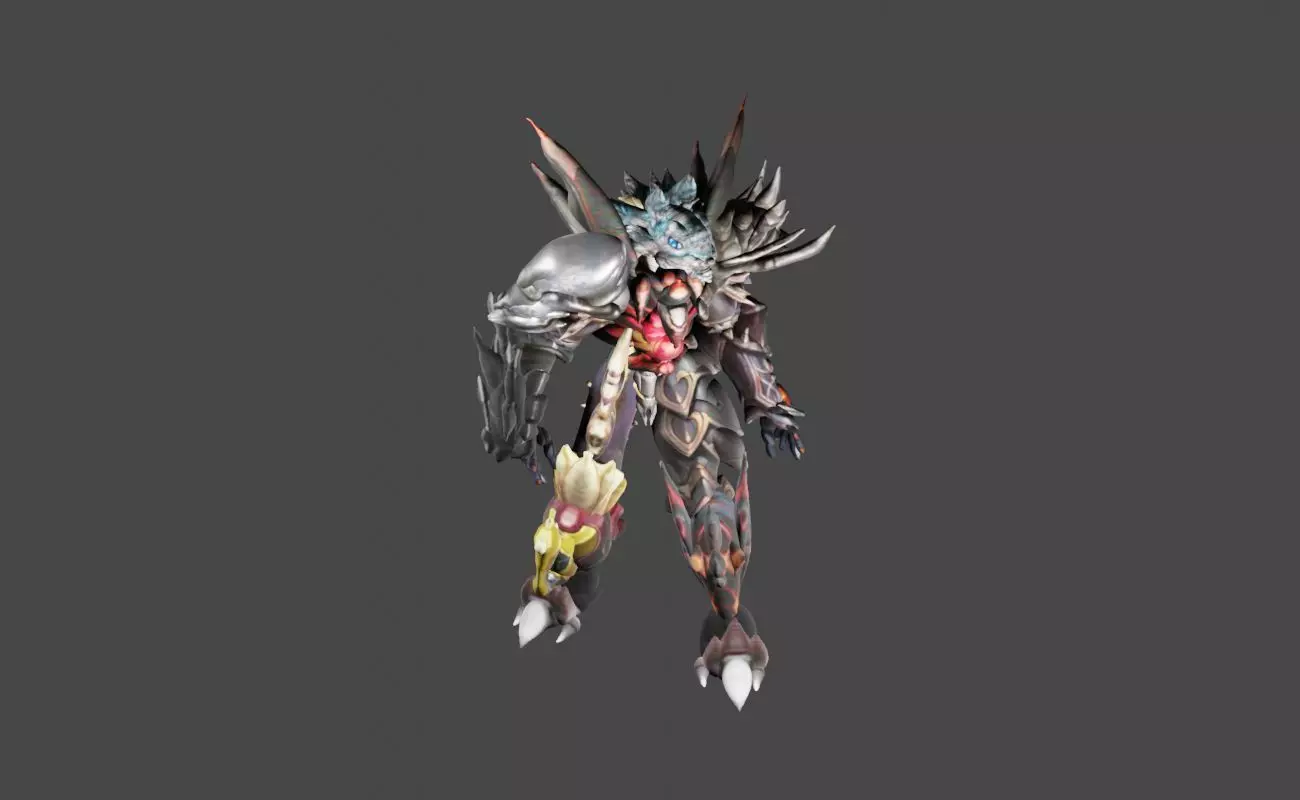 Zeloeman Beta B 32 Low-poly 3D model_0