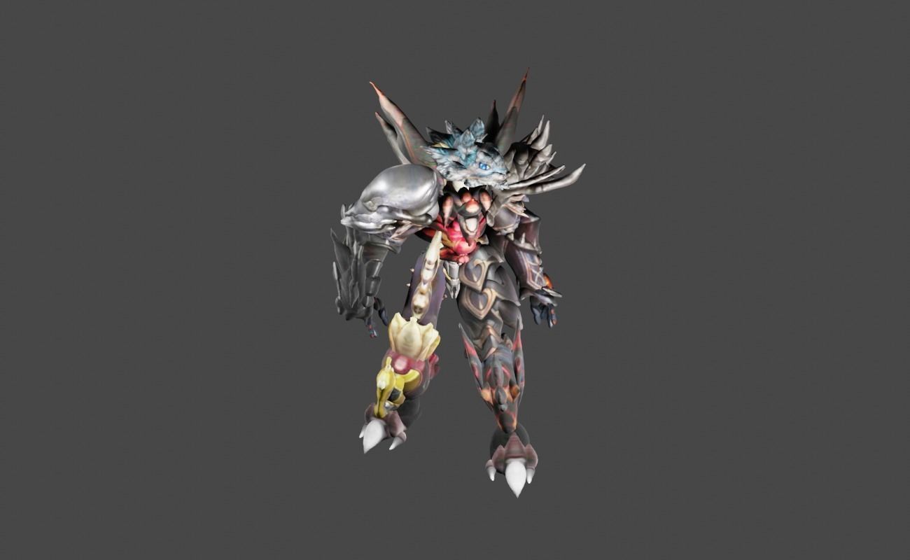 Zeloeman Beta B 32 Low-poly 3D model_14