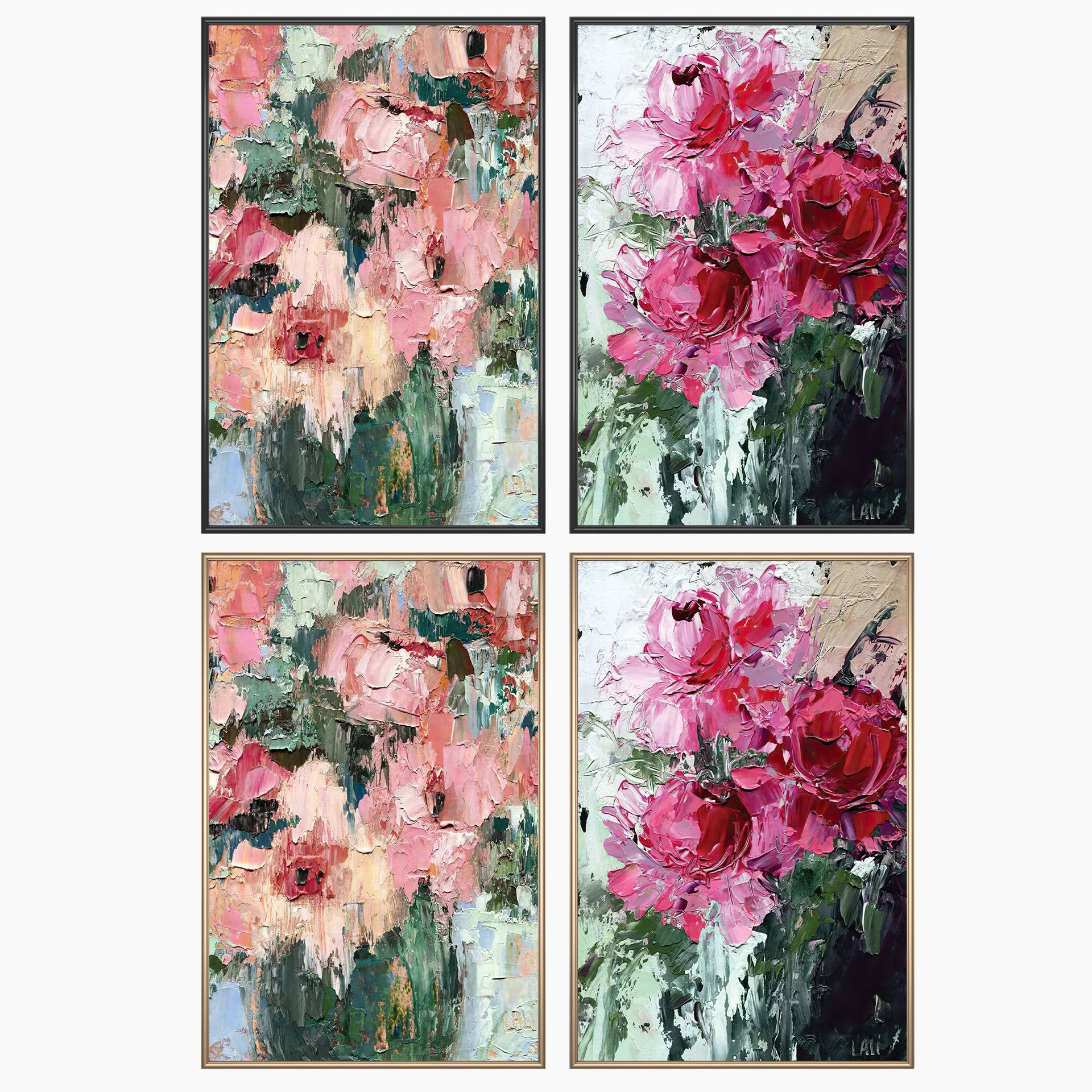 Wall Art Set 3800 3D model_1