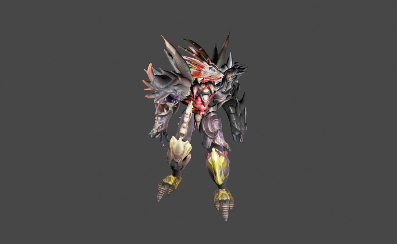 Zeloeman Beta B 27 Low-poly 3D model_13