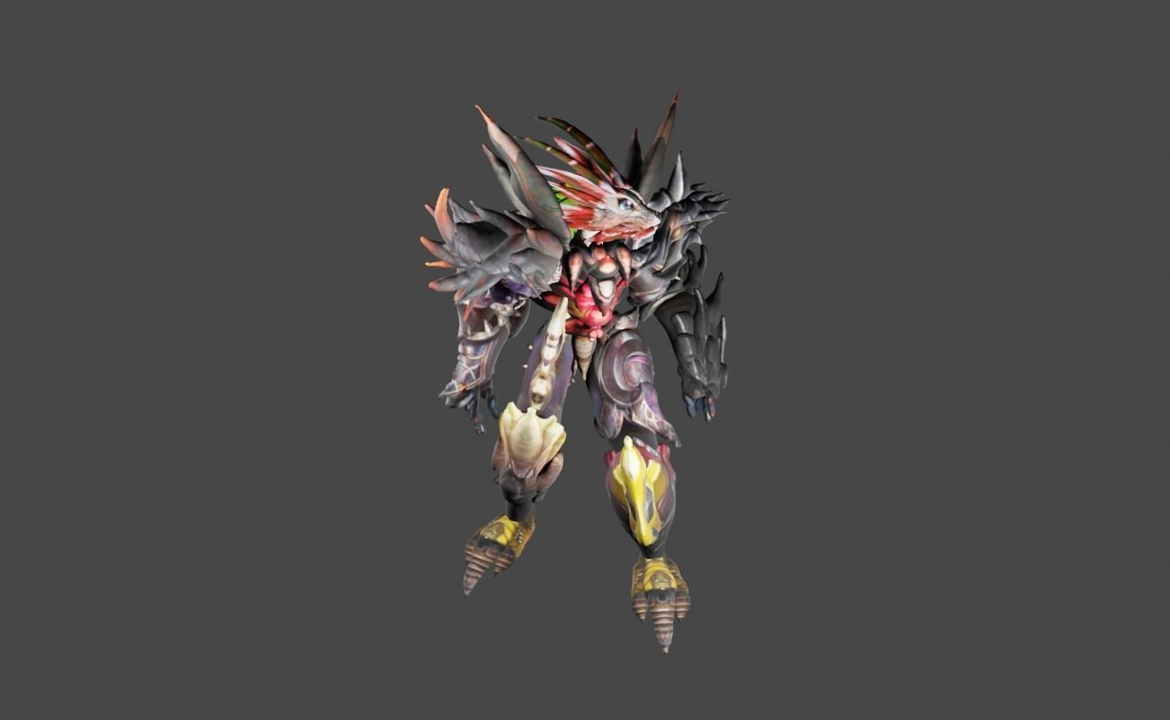 Zeloeman Beta B 27 Low-poly 3D model_14