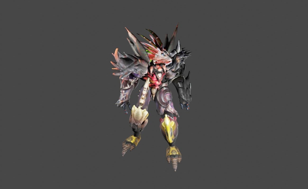 Zeloeman Beta B 27 Low-poly 3D model_9