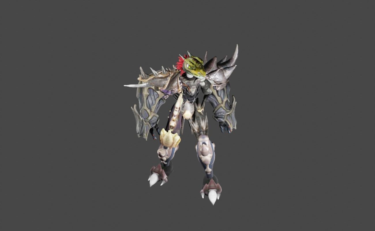 Zeloeman Beta B 19 Low-poly 3D model_4