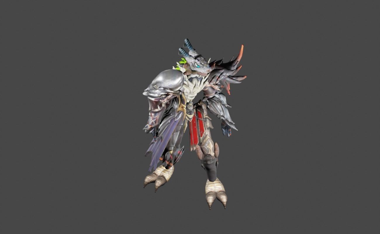 Zeloeman Beta B 17 Low-poly 3D model_17