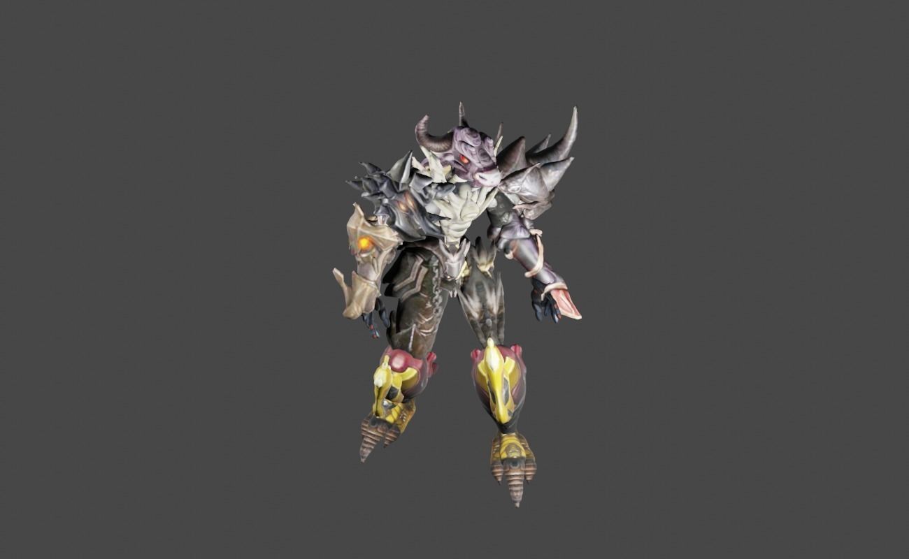 Zeloeman Beta B 16 Low-poly 3D model_4