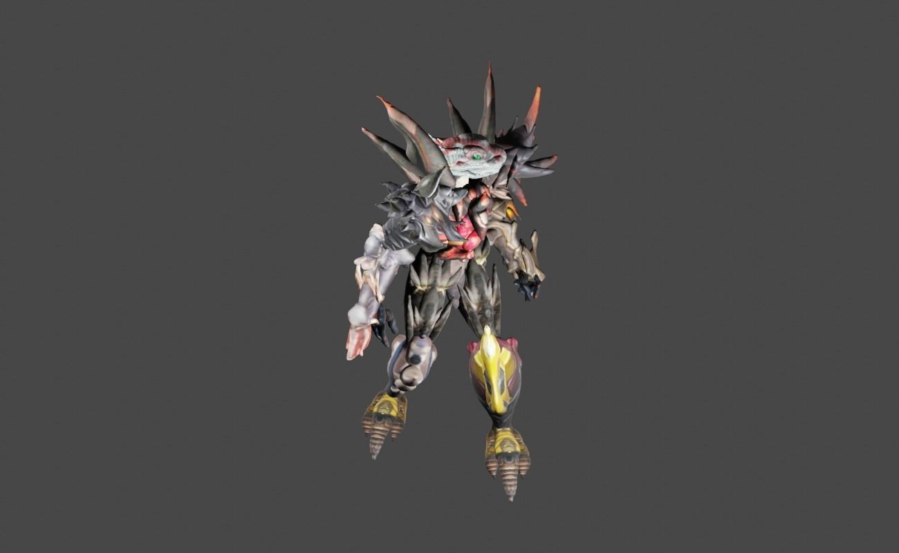 Zeloeman Beta B 11 Low-poly 3D model_25