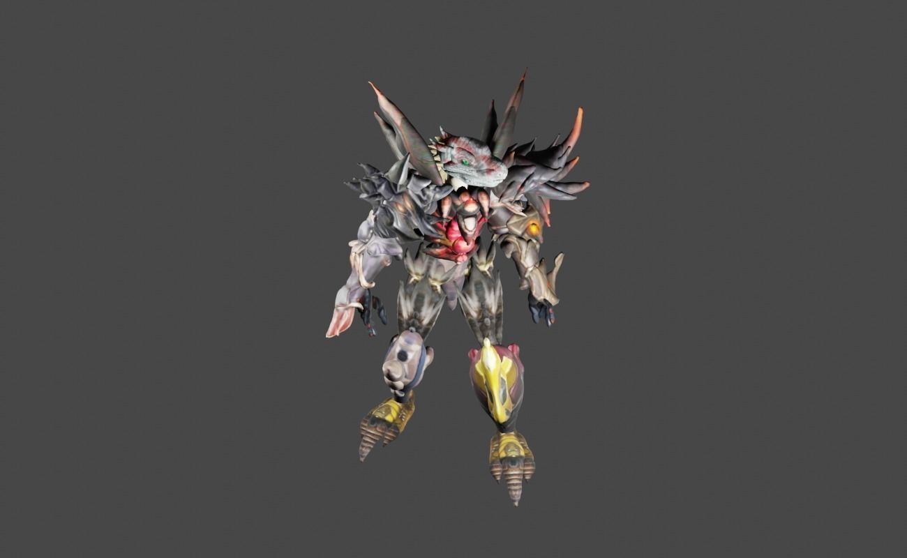 Zeloeman Beta B 11 Low-poly 3D model_14