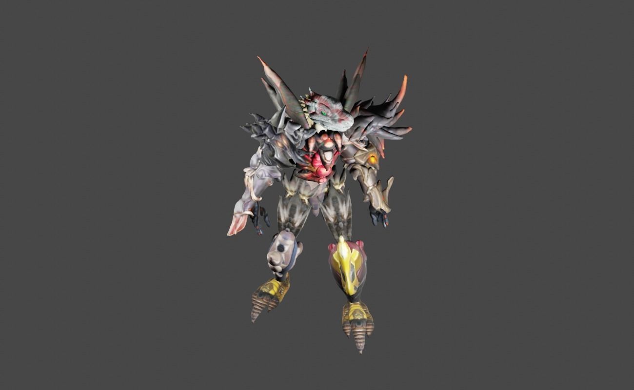 Zeloeman Beta B 11 Low-poly 3D model_12