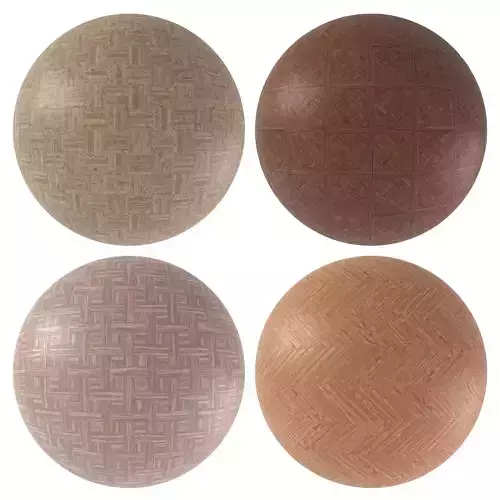 Parquet - Laminate - Wooden floor 4 in 1