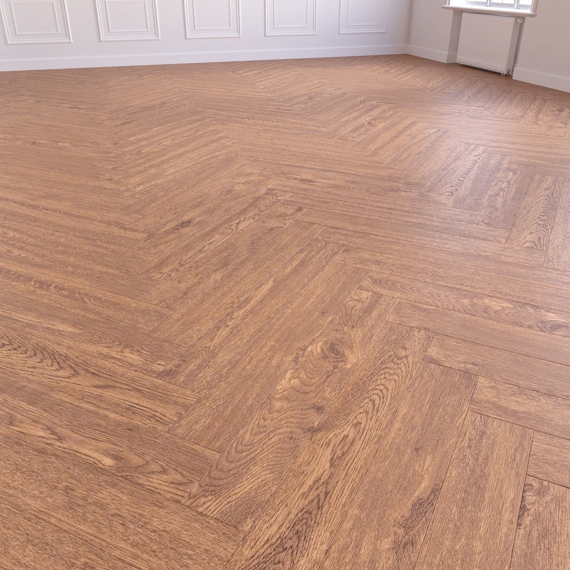 Parquet - Laminate - Wooden floor 4 in 1 3D model_20