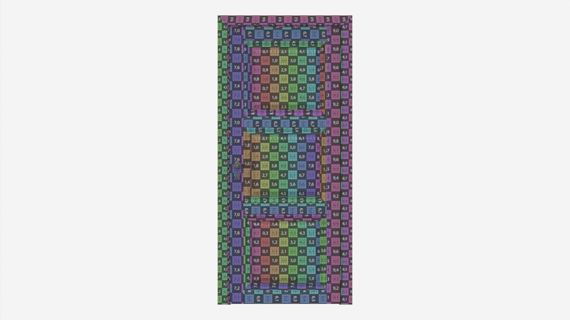 Classic Wooden Interior Door with Furniture 019 3D model_12