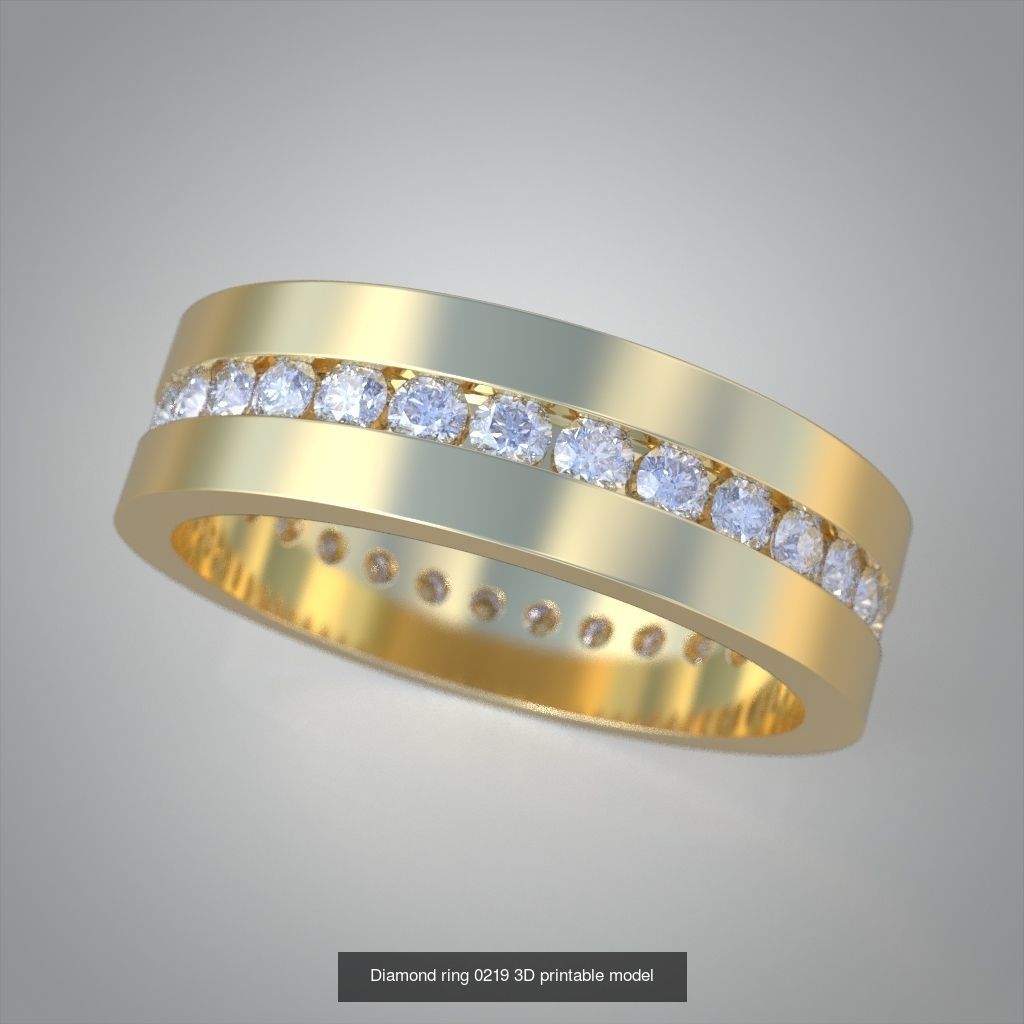 My 20 Beautiful and graceful 3d printable ring models  3D Model Collection_18