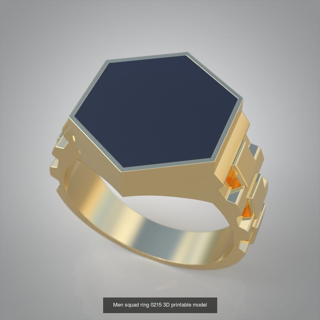 My 20 Beautiful and graceful 3d printable ring models  3D Model Collection_14