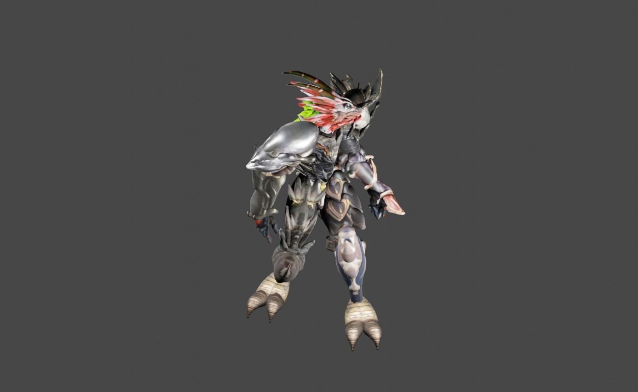 Zeloeman Beta A 32 Low-poly 3D model_23