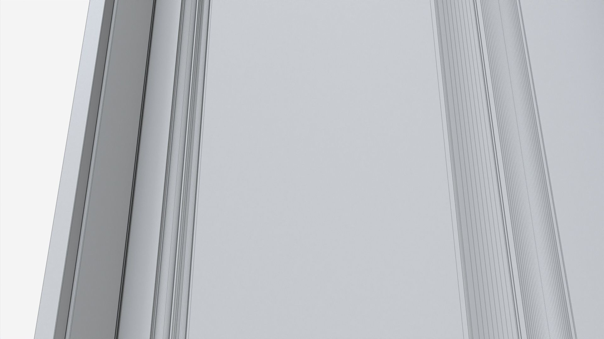 Classic Wooden Interior Door with Furniture 020 3D model_9