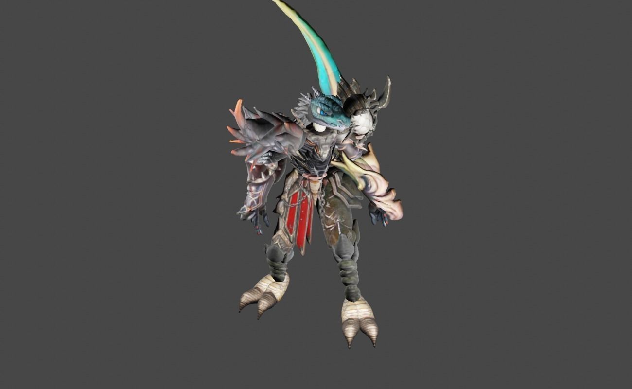 Zeloeman Beta A 31 Low-poly 3D model_9