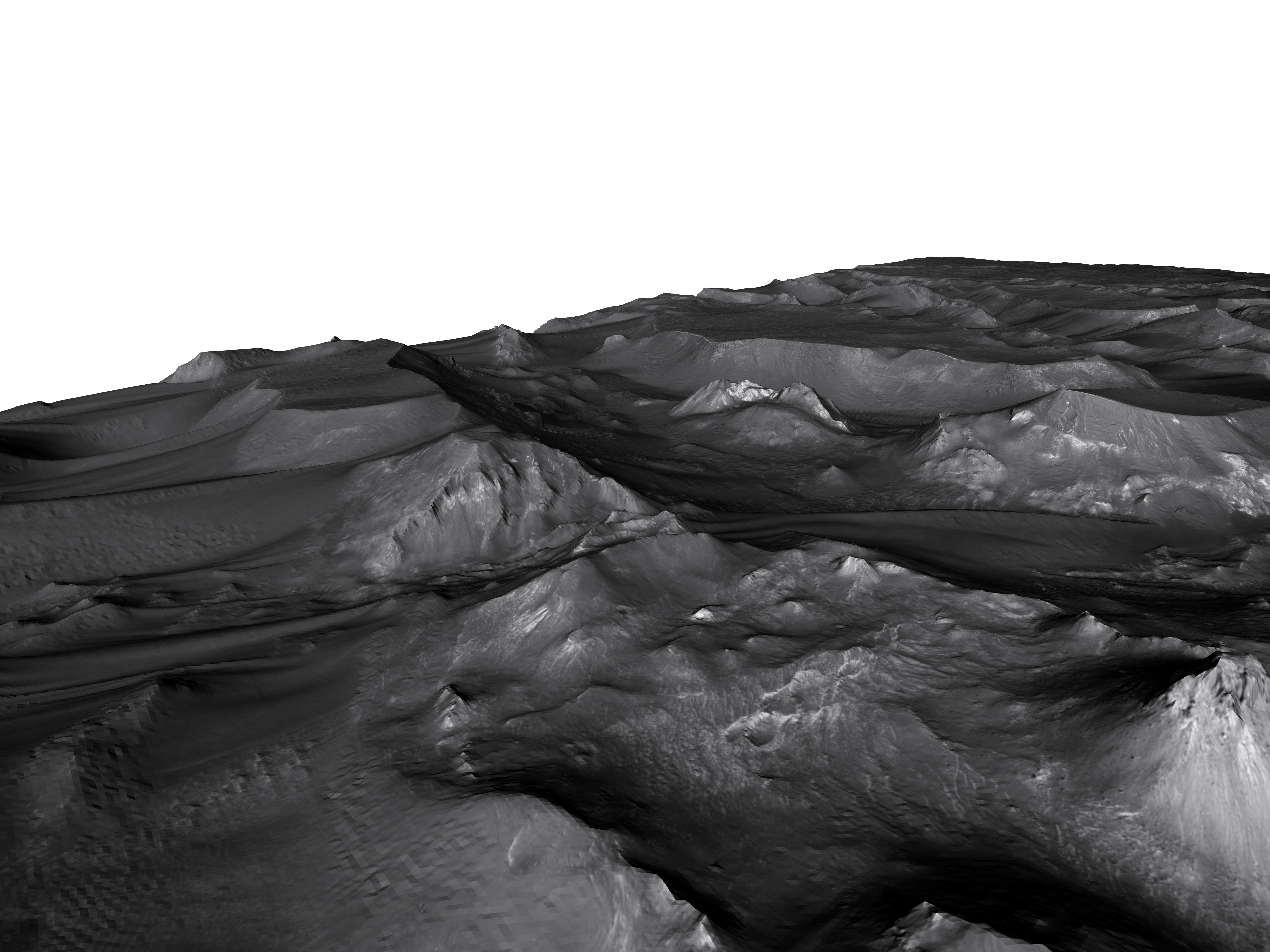 MARS VR - Chaos on the Floor of Candor Chasma 3D model_1