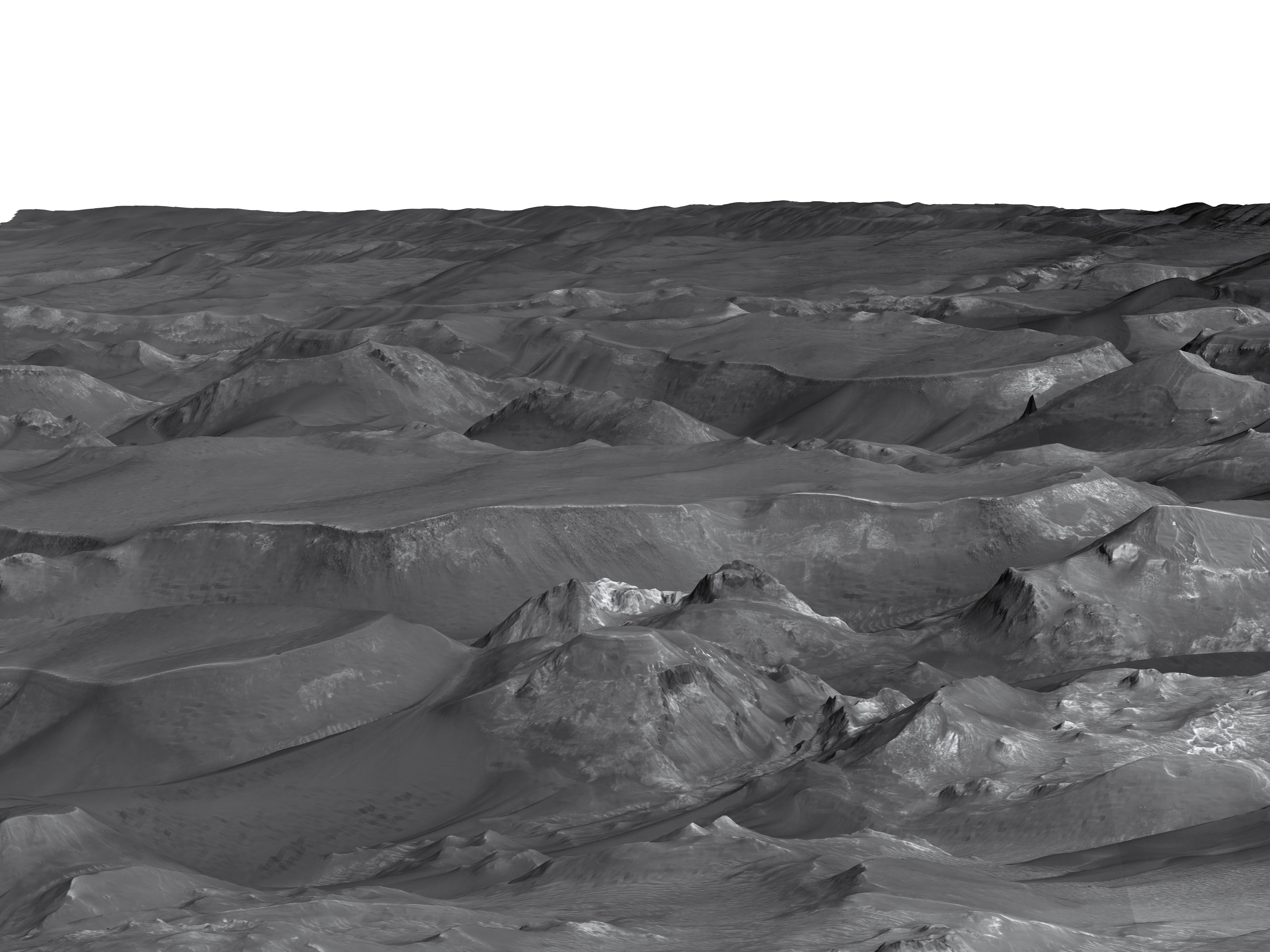 MARS VR - Chaos on the Floor of Candor Chasma 3D model_2