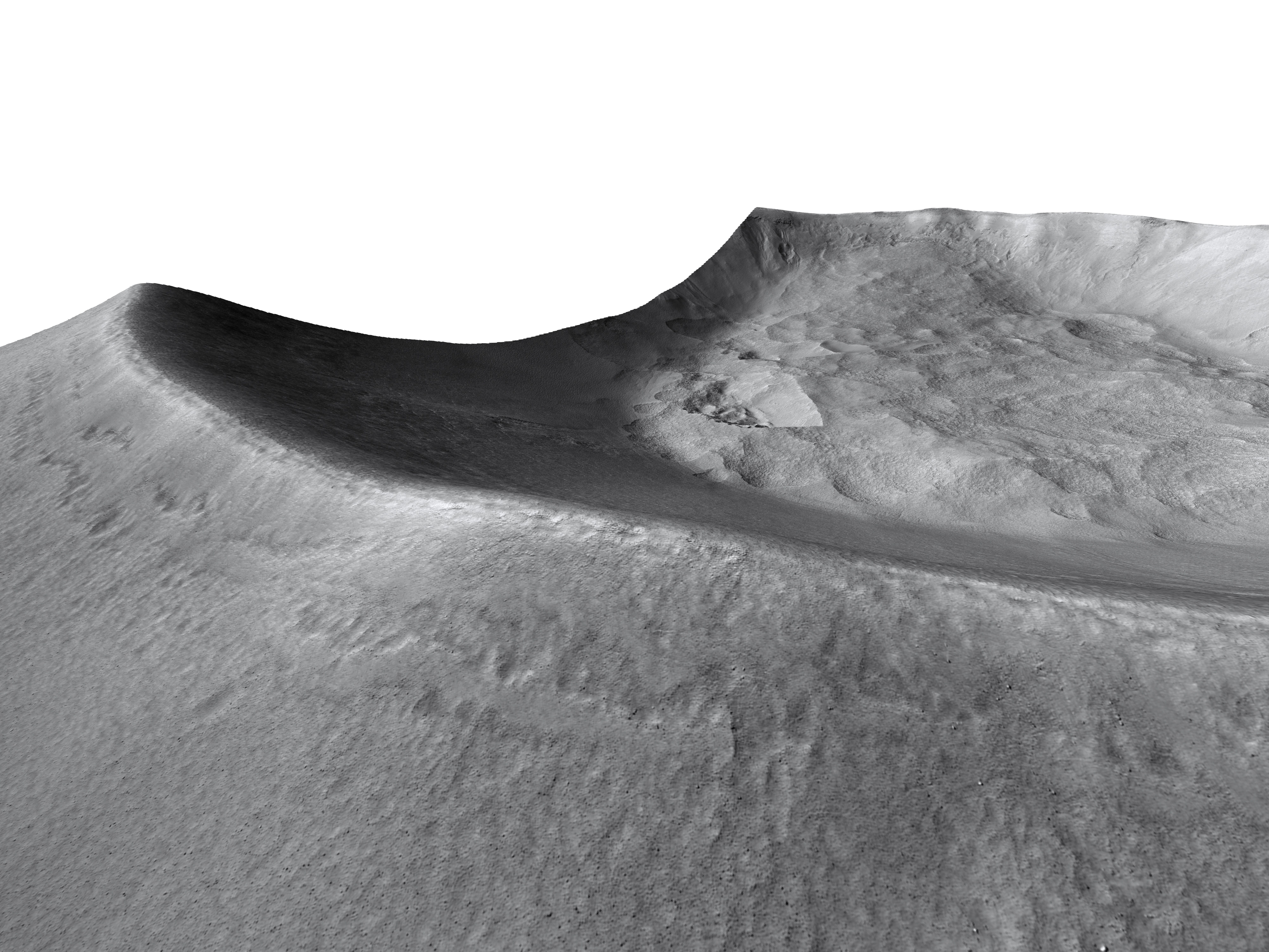 MARS VR - Multi-Pedestal Crater on Northern Plains 3D model_1
