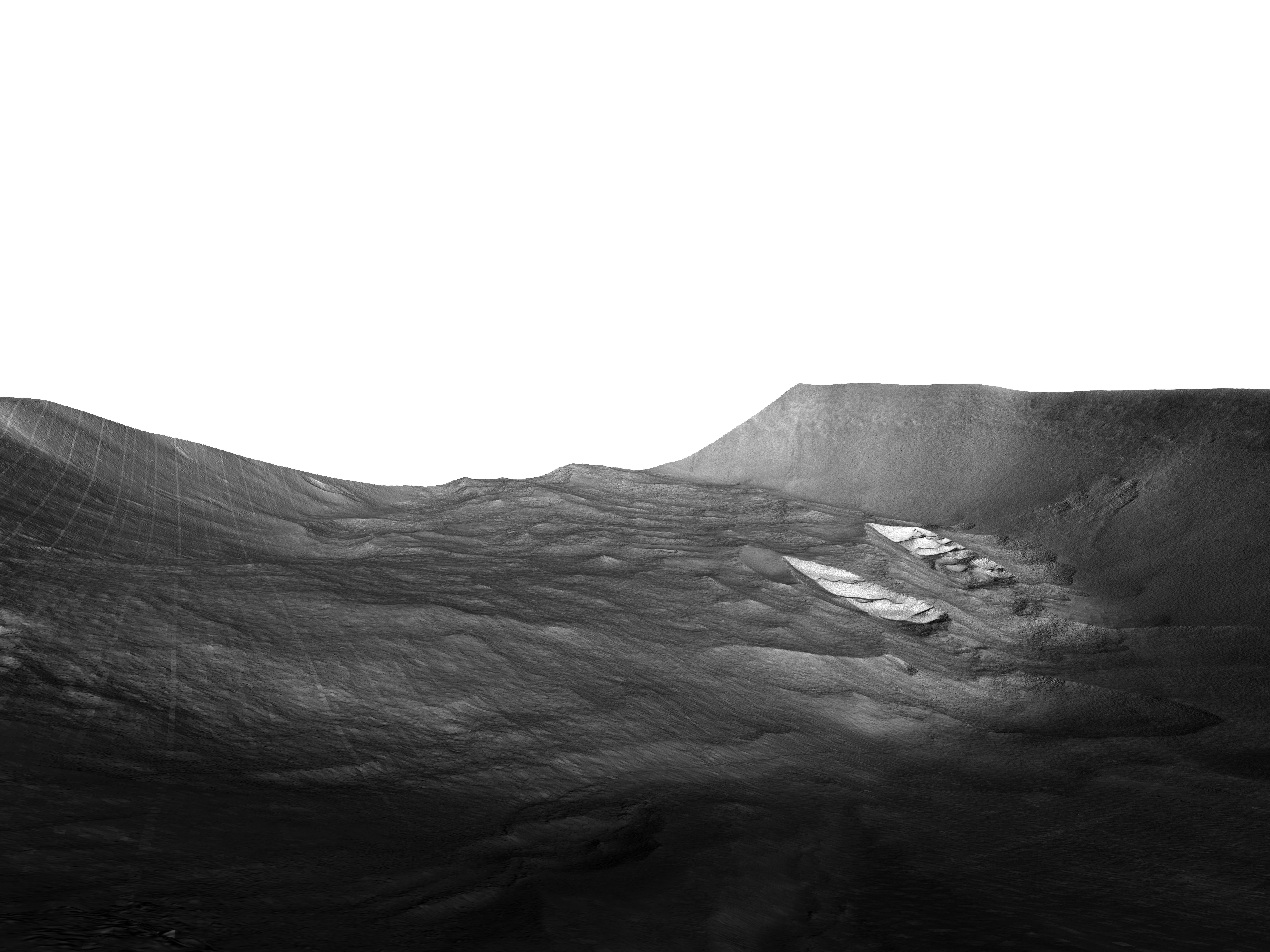 MARS VR - Multi-Pedestal Crater on Northern Plains 3D model_3