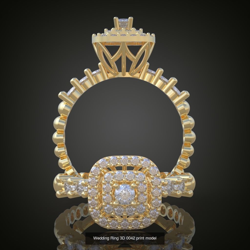 2My 20 Beautiful and graceful 3d printable ring models  3D Model Collection_5