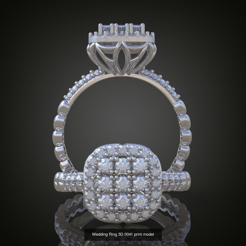 2My 20 Beautiful and graceful 3d printable ring models  3D Model Collection_4
