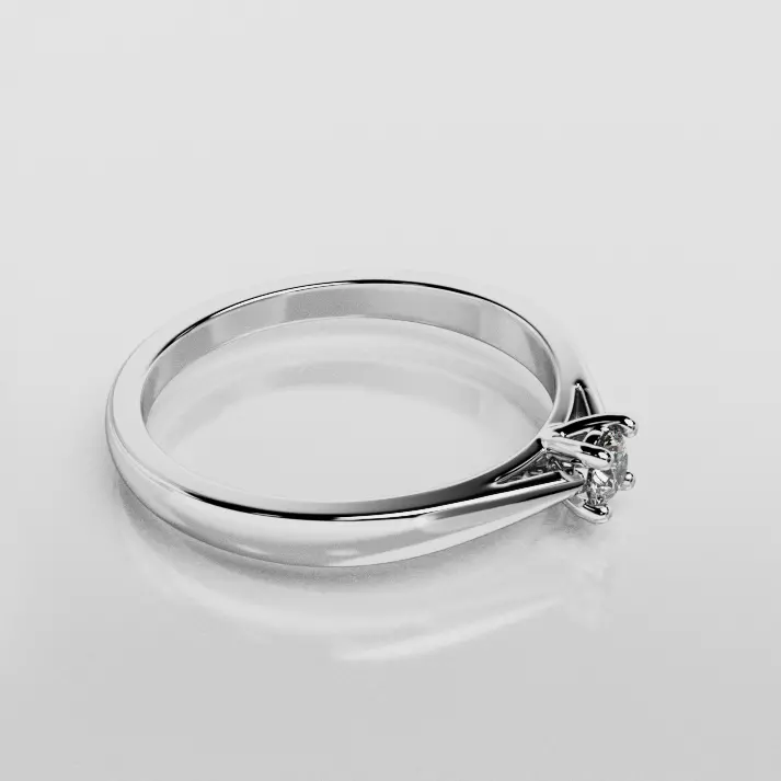 14 Engagement Rings sizes 3D print model_2