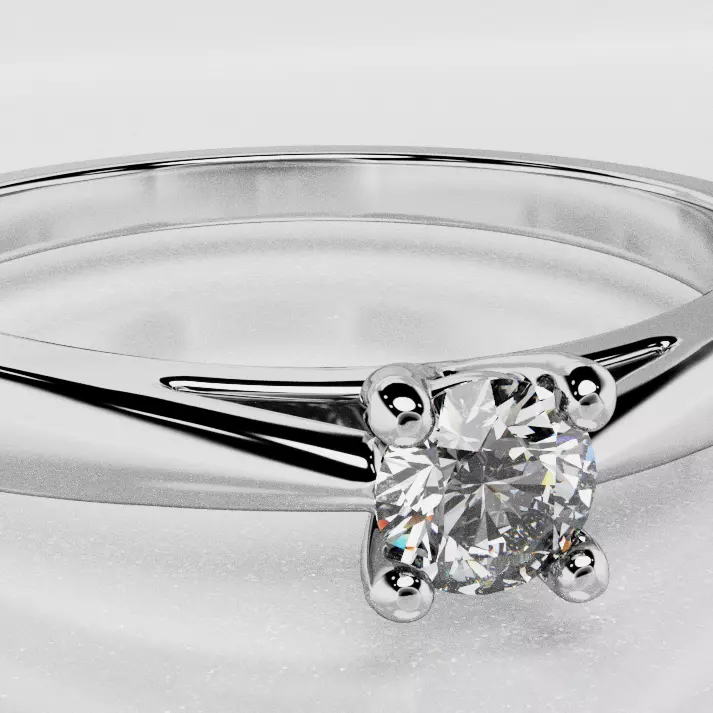 14 Engagement Rings sizes 3D print model_1