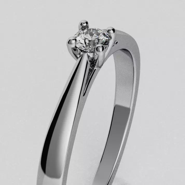 14 Engagement Rings sizes 3D print model_9