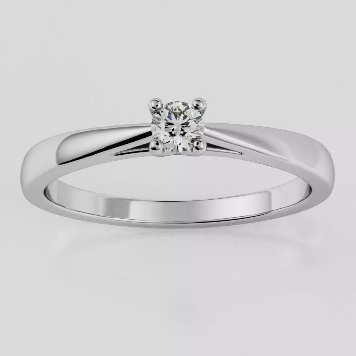 14 Engagement Rings sizes 3D print model_0