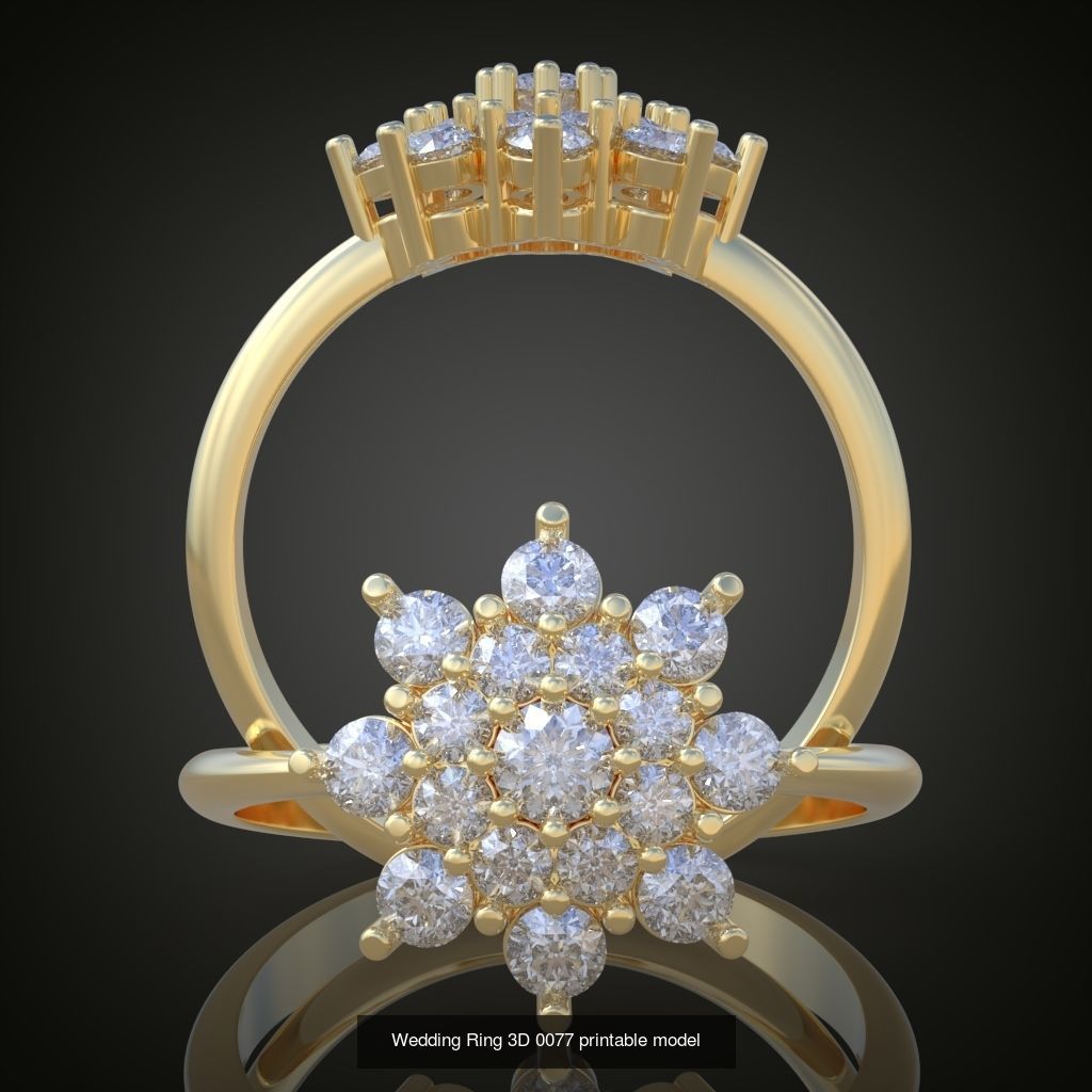 3My 60 Beautiful and graceful 3d printable ring models  3D Model Collection_56