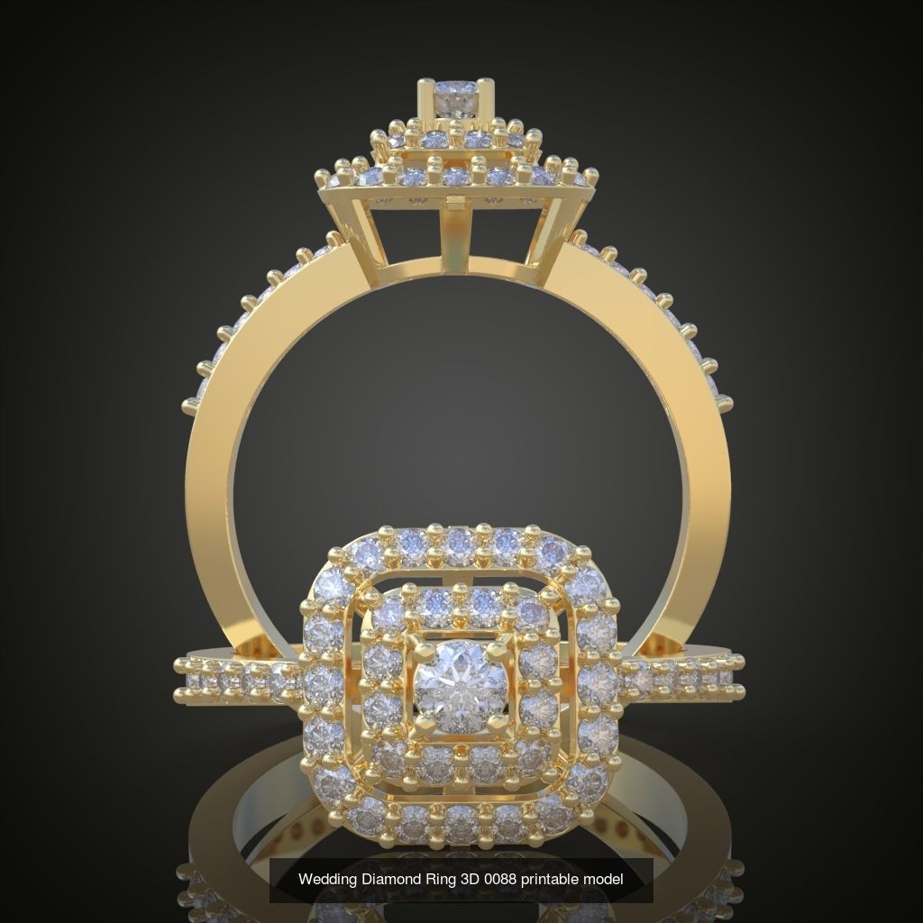 3My 60 Beautiful and graceful 3d printable ring models  3D Model Collection_65