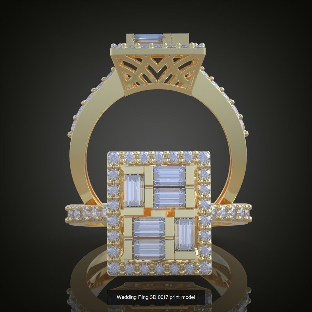 3My 60 Beautiful and graceful 3d printable ring models  3D Model Collection_20