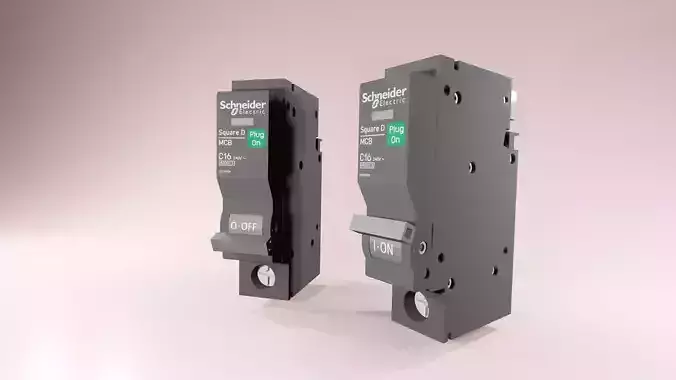 circuit-breaker C16 3D model