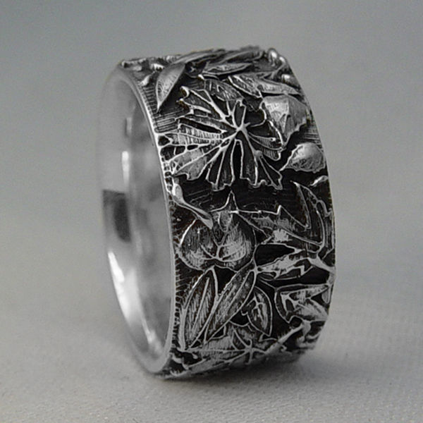 Jewelry Autumn ring 3D model_4